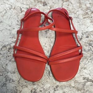 NEW A New Day Women's Kaia Strappy Sandals Red Size 8